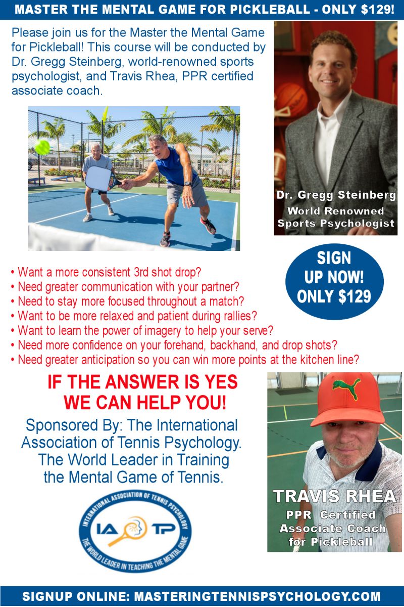 Master the Mental Game for Pickleball International Association of